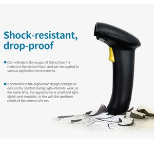 Lettore di Codici a Barre JINGXIN a Basso Contrasto, Lunga Durata della Batteria, Scanner Wireless USB 2.4G Portatile con CMOS 640*480 Premium - Product Image 4