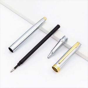 Gold <b>Silver</b> High-grade Metal Ballpoint <b>Pen</b> with Custom Logo 0.7mm Writing Width Elegant Design for Business Use and Gift - Product Image 6
