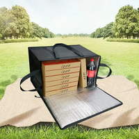 Sac isotherme personnalisé 75L imprimé, grand sac de livraison alimentaire portable, imperméable, pour vin, poisson, bière, sac non tissé, sac isotherme de plage