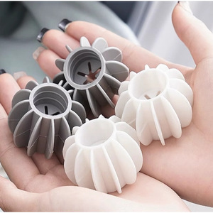 Laundry Balls Plastic Reusable Gray White For Drying Clothes Anti Tangle Cleaning Care - Product Image 1
