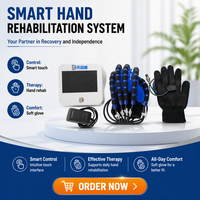 Équipement intelligent de rééducation pour hémiplégie post-AVC : Gants robotiques électriques pour l'exercice des doigts et la thérapie de la main, certifiés ISO