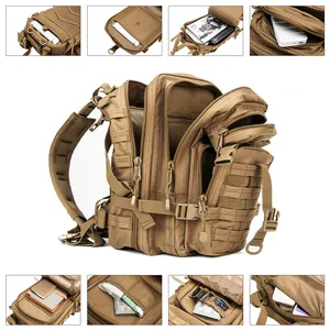 Hot Selling Multi-functional Waterproof Hiking Backpack MOLLE System Tactical Backpack