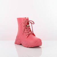FSZ-28 Nouvelles bottes de pluie roses imperméables pour femmes, bottes de pluie confortables antidérapantes en PVC pour adultes, pour les quatre saisons