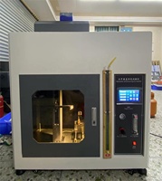 Máquina de Prueba de Combustión Horizontal y Vertical UL94, Cámara de Prueba de Inflamabilidad para Plásticos, Probador de Inflamabilidad Vertical y Horizontal