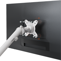 Soporte de Escritorio para un Solo Monitor Auki con Brazo Mecánico de Resorte, Altura Ajustable para Pantallas de 13-32 Pulgadas, Soporta Carga de 10 kg