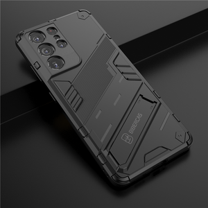 Armor Cyber a prueba de golpes funda delgada con soporte para Samsung Galaxy S21 FE S22 S23 Ultra Plus M31 M51 A12 A13 A32 A52 A72 A53 <span class=keywords><strong>A33</strong></span> - Product Image 1