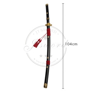 Espada de Juguete de Bambú Negra de Zoro de MS Anime, Set para Cosplay y Exhibición - Product Image 2