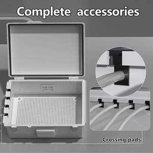 ナムナニー 3813-H IP65 防水エンクロージャー 電気ボックス付き ABS 電気接続ボックス 屋外耐候性電気パネルボックス - Product Image 4