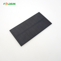 Cellule solaire monocristalline PERC compacte Foldsun, haute efficacité 22,4 %, dimensions personnalisées et courant, dimensions du panneau 95,5 x 49,3 mm