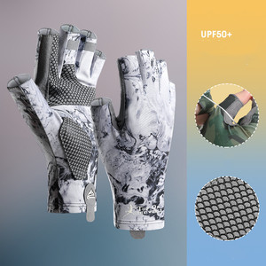 Wholesale Fingerless Fishing <strong>Gloves</strong> Lightweight Uv Protection Sun <strong>Gloves</strong> Men Women for Kayaking Hiking Paddling Canoeing <strong>Rowing</strong> - Product Image 3