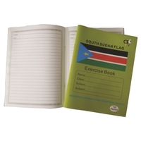 Cahier de composition pour les élèves des écoles personnalisé Design vert noir rouge marbre Style mathématiques musique école