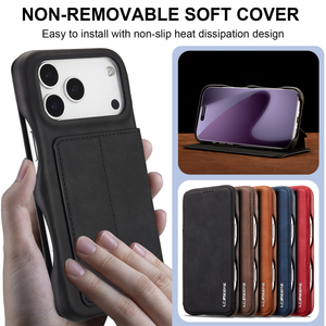 LCIMEEKE Soft Flip Card Slot Cash Bag PU Leather Phone Case pour <span class=keywords><strong>iPhone</strong></span> 17 Air 16 Pro Max 15 SE 6 7 8 XS XR 11 <span class=keywords><strong>12</strong></span> 13 14 Plus Mini - Product Image 5