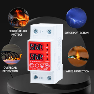 63A 40A akıllı AC dijital voltaj koruyucusu 220v tek fazlı gerilim altında ve klima için voltaj koruyucusu üzerinde - Product Image 2