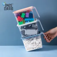 Контейнеры и корзины для хранения игрушек LEGO, прозрачный органайзер, оптовая продажа от производителя, пластиковые экологически чистые, прямоугольные, современные, многофункциональные