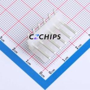 CH3.96-6P WZ Wire-to-Board Pin Header Bent Lead Through Hole,P=3.96mm Connector 1x6P 3.96mm Right Angle Insert CH - Product Image 1