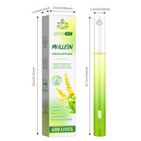 ATOANY Diffuseur d'arômes aux herbes Camomille Lavande, Stylo Inhalateur 10ml, Sans fumée, Soutien à la santé pulmonaire, Portable, pour adultes