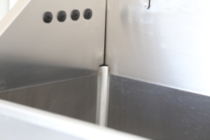 Bañera pequeña e independiente de acero inoxidable, económica, con esquina redondeada, diseño ecológico <span class=keywords><strong>para</strong></span> el baño de <span class=keywords><strong>perros</strong></span>, <span class=keywords><strong>para</strong></span> el baño de <span class=keywords><strong>perros</strong></span> - Product Image 2