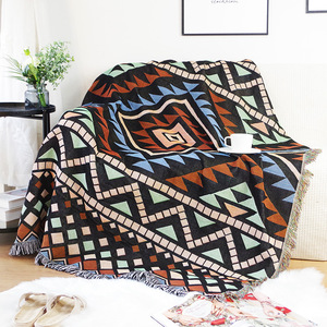 <span class=keywords><strong>Plaid</strong></span> décoratif pour chambre, tissé à carreaux, également appelé couverture tissée, couverture tissée à touffes - Product Image 6
