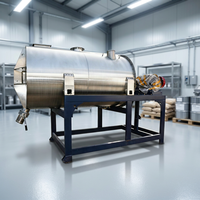 Agitateur à ruban horizontal en acier inoxydable à fonctionnement silencieux pour la recherche en laboratoire sur le sucre, l'amidon et les produits chimiques.