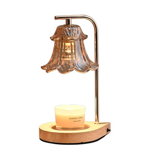 Wooden Dimmable Adjustable Height Candle Warmer Lamp - Product Image 6