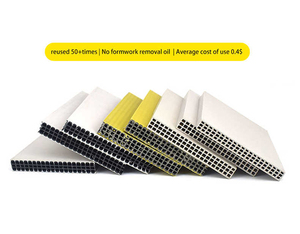 Paneles de Plástico PP Huecos Reutilizables de Alta Resistencia y Ecológicos para Encofrado de Construcción, Ajustables y Modernos - Product Image 2
