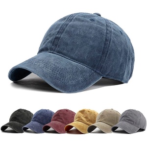 Custom High Quality Cotton Washed Baseball Cap Custom Embroidery Logo Wholesale Blank Sports Cap <b>Hat</b> - Product Image 1