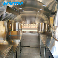 WEBETTER Hotdog Cart Makanan Katering Trailer Makanan Truk Makanan untuk Dijual Eropa