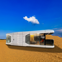 Maison capsule spatiale Maisons modulaires préfabriquées Maisons préfabriquées de luxe Maisons capsule Maison modulaire de luxe Hôtel capsule