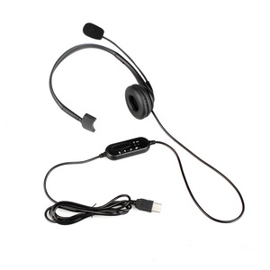 Tai nghe máy tính có dây có thể điều chỉnh với micrô kiểu đơn cho trung tâm cuộc gọi kinh doanh/văn phòng và nghe nhạc - Product Image 6