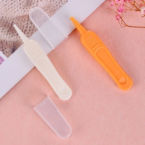 Pinzas para la Mucosidad <span class=keywords><strong>Nasal</strong></span> del Bebé, Pinzas de Limpieza para el Cuidado Diario del Bebé, Pinzas de Punta Redonda - Product Image 6