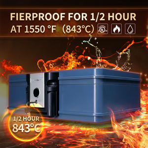 Cassaforte Portatile Segreta Nascosta, Piccola Cassetta di Sicurezza Ignifuga e Impermeabile per Denaro, Hard Disk e Documenti A4 -2017 - Product Image 4