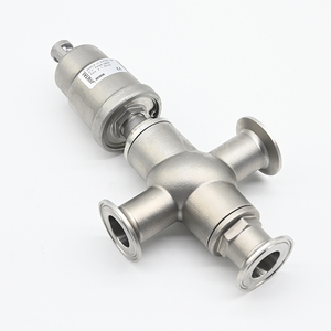 Válvula de Ángulo Neumática de Acero Inoxidable 304 de Instalación Rápida de 3 Vías Personalizada JTAIV DN15-DN50 0-16 bar con Sellado de PTFE - Product Image 4