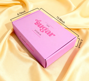 लोकप्रिय पीले गुलाबी कस्टम बॉक्स पैकेजिंग <span class=keywords><strong>2.3</strong></span> मिमी नालीदार पर्यावरण के अनुकूल उपहार पैकेजिंग - Product Image 2