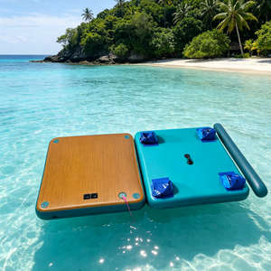 Plateforme flottante multifonctionnelle gonflable portable résistante aux rayures pour la pêche en mer, le camping et le repos – Durable et directe - Product Image 2