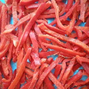Venta al por mayor nueva temporada ventas calientes IQF verduras congeladas tiras rojas frescas dados piezas pimienta - Product Image 4