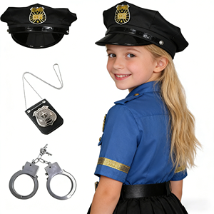 Costume da Sceriffo per Bambine, Set Uniforme per Spettacoli di Halloween, Asilo e Cosplay - Product Image 5