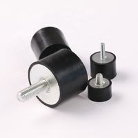 Amortisseur en caoutchouc noir/trans EPDM/NBR/SIL avec vis M3-M10 pour drone de compresseur d'air de moteur de voiture