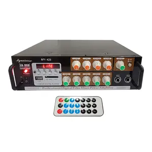 Penguat Digital BT Power Mixer Audio Mini 4 saluran