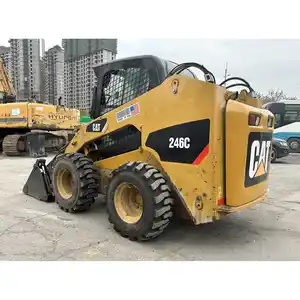 Hot Sale Used CAT 246C 3ton Mini Skid Steer Loaders In Good Condition With EPA/CE For Sale