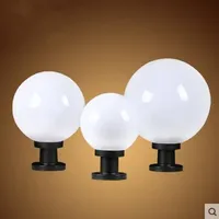 Lampes à pilier LED Boyid IP65 étanches de haute qualité en verre PC, lumière blanche chaude 3500K, pour parc, maison, hôtel, jardin, portail principal