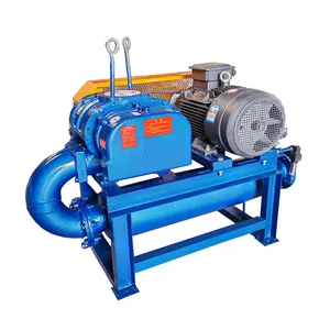 High Efficiency Water Treatment Equipment Pipe Cleaning Three-lobe 30kw Roots Blower