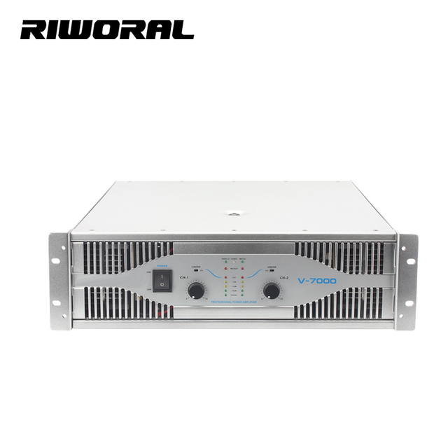 V-7000 Professional 1000W Audio Power Amplifier 3U PA Karaoke Speaker Hot Selling Music Player with Metal Shell