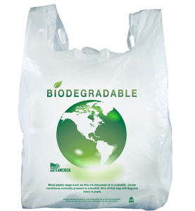 Manufacturer Wholesale Biodegradable T Shirt Shopping Plastic Package Bag <b>PLA</b> Custom Take Away Shopping Bags Transparent Roll - Product Image 5