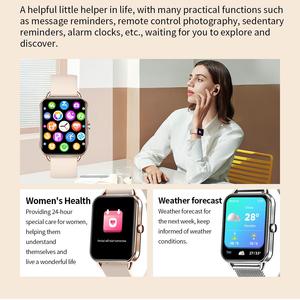 Da02 T800 IP67 Thông Minh Đồng Hồ Màn Hình Cảm Ứng <span class=keywords><strong>Android</strong></span> Mới Đến 2024 Montre Connecte Cổ Tay Đồng Hồ Cho Phụ Nữ Reloj Loạt 9 Smartwatch - Product Image 5