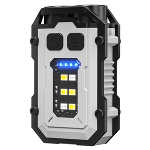 Linterna recargable USB superbrillante, linterna portátil para acampar con imán trasero y luz COB lateral, linterna de mano de emergencia - Product Image 2