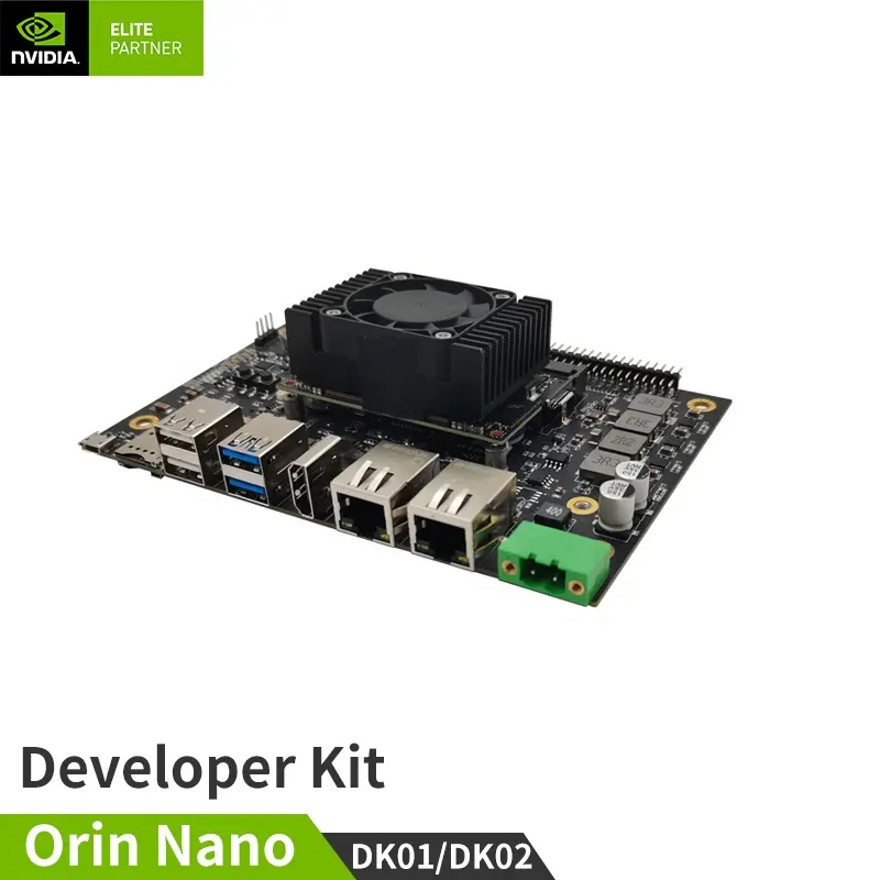 Realtimes Nvidia Jetson Orin Nano Entwickler Kit RTS-OrinNano-DK02 mit Original Jetson Orin Nano 4GB Modul und Orin Nano Board