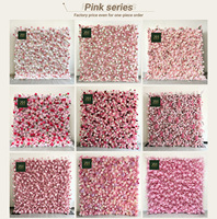 Mur de fleurs artificielles pour événements, panneau floral décoratif pour mariage, hôtel, fête, fond de scène