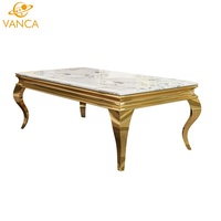 Table basse moderne en métal de forme carrée avec options personnalisables pour salon et chambre à coucher