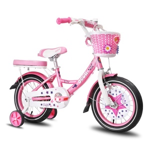 Vélos JOYKIE pour enfants, 12, 14, 16, 18 pouces, vélos de princesse, rose blanc, pour enfants de 6, 7, 8, 9, 10, 11 ans - Product Image 5