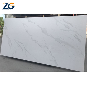 ZGSTONE Nuevo diseño Panda White Calcutta Worktops Mármol artificial Look Calcatta Calacatta Losa de cuarzo para encimeras de cocina - Product Image 6